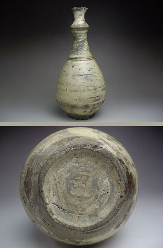 【売約済】鶏竜山 三島手 花生 (李朝初期)
