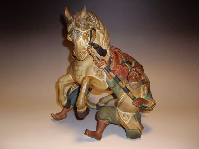 【売約済】色絵備前 神馬